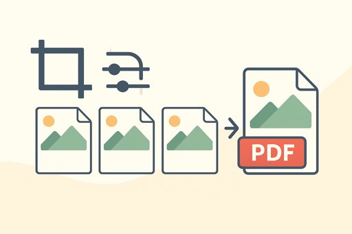 Görsellerinizi PDF’e hazırlamak