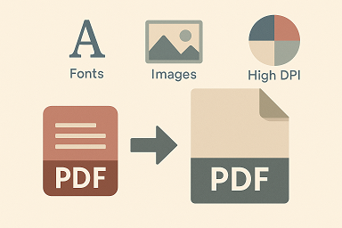 PDF neden şişer?